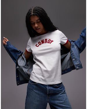 Wrangler – ringer-t-shirt - Grau