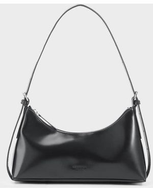 Vagabond Shoemakers Bolso De Hombro Mini Bari En Cuero Pulido - Blanco