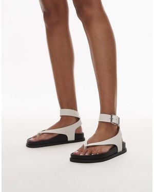 Tommy Hilfiger Ankle Strap Sandals - Brown