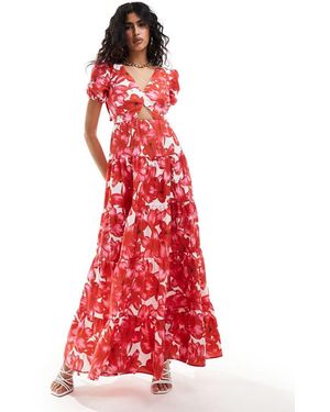 Style Cheat Midaxi Dress - Red
