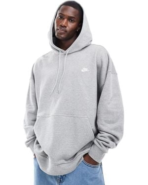 Nike Club French Terry Oversized Sweatshirt in Gray for Men Lyst