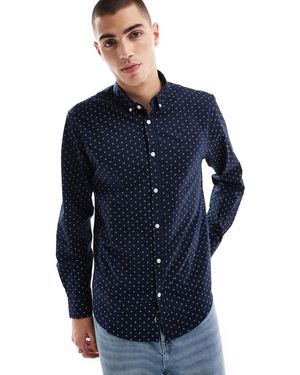 Threadbare – langärmliges hemd - Blau