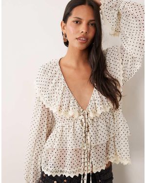 Miss Selfridge Blusa - Neutro