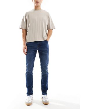 Threadbare – schmal geschnittene jeans - Blau