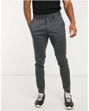 Jack & Jones Intelligence Slim Fit Jersey Trousers - Grey