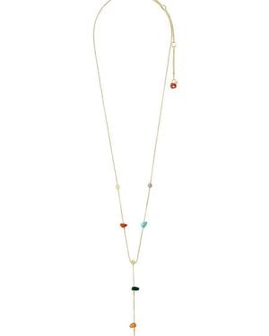 Pilgrim Nari Ketting Met Goudlaag - Wit