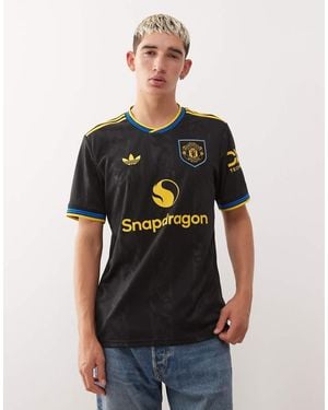 adidas Originals Adidas Football Manchester United 25/26 Third Jersey - Black