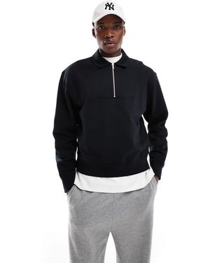 ASOS – boxy fit oversize-sweatshirt - Blau
