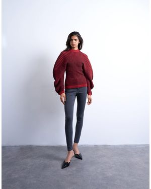 TOPSHOP Joni High Rise Super Skinny Jean - Black