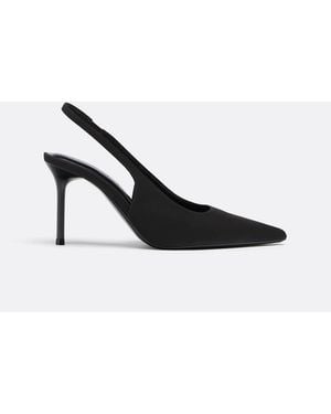 Stradivarius Basic Slingback Heels - White