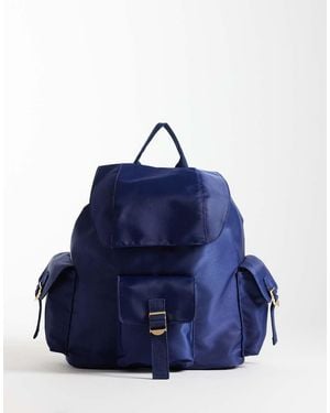 ASOS Nylon Backpack - Blue