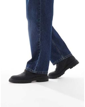 schuh Devin Chunky Lace Up Boots - Blue