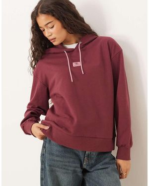 Timberland Sudadera Con Capucha De Tejido De Rizo De -Rojo