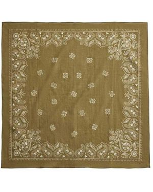 Oysho 100% Cotton Print Bandana - Green