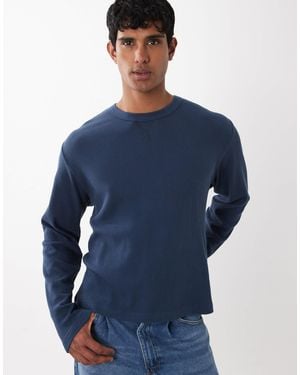Cotton On Cropped Fit Long Sleeve Top - Blue