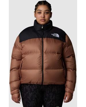 The North Face Chaqueta Marrón Café Y Negro Tnf 1996 Retro Nuptse De Plus