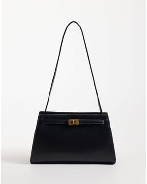 ASOS Schultertasche mit schlossdetail - Weiß