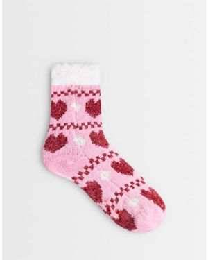 Loungeable Calzini Pantofole - Rosa