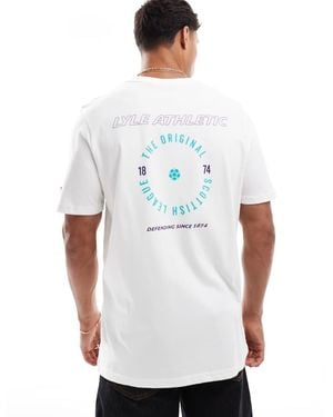 Lyle & Scott Ss T-Shirts Lyle Athletic Graphic T-Shirt - White