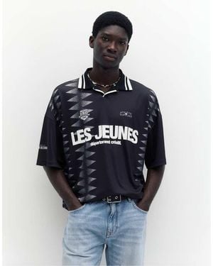 Pull&Bear Jeunes Soccer T-shirt - Blue