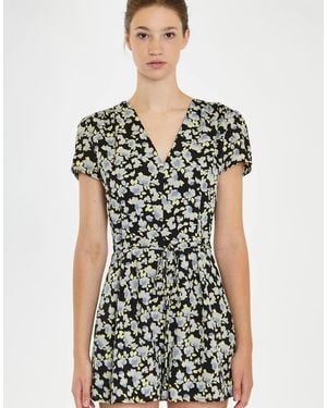 Glamorous V-Neck -Playsuit - Black