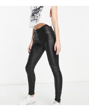 Vero Moda Coated Skinny Jeans - Black