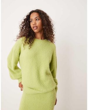 Glamorous Chunky Slouchy Jumper - Green