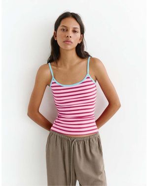 Pull&Bear Fine-strap Top - Red