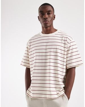 Jack & Jones Stripe T-shirt - Red