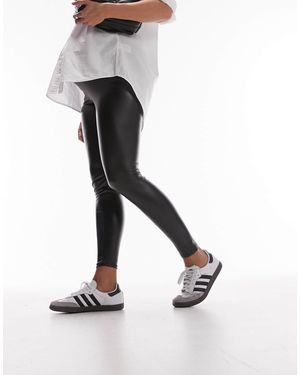 Topshop Maternity Faux Leather leggings - Black