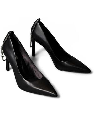 Calvin Klein Stiletto High Heel With Pointed Toe - Black
