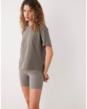 Weekday Jersey Shorts - Gray