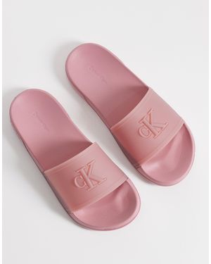 Calvin Klein Jeans Essential Logo Slides - Pink