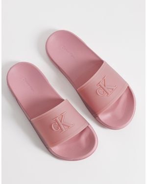 Calvin Klein Jeans Essential Logo Slides - Pink