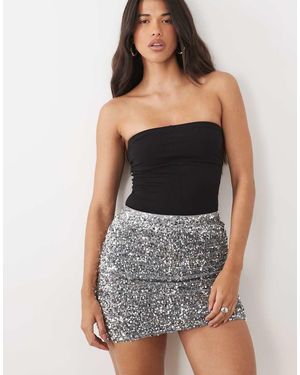 Threadbare Minirok Met Lovertjes - Zwart