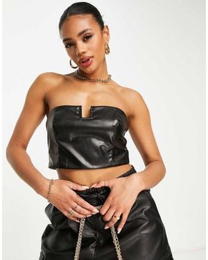 Trendyol Cropped Bandeau - Black