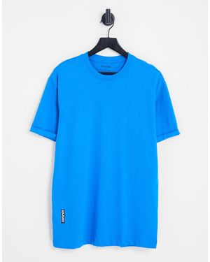 Bershka Longline T-shirt - Blue