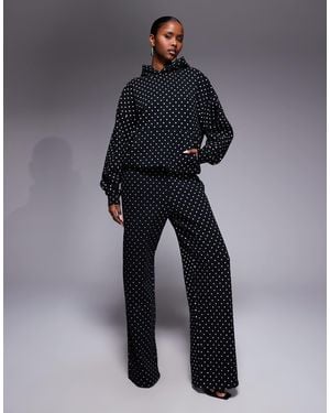 AFRM Dustin V-waist Wide Leg Tracksuit Bottoms - Blue