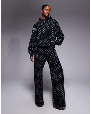 AFRM Dustin V-waist Wide Leg Tracksuit Bottoms - Blue