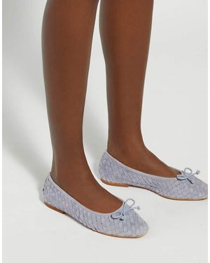 Dune Heat Ballet Court Shoes - Grey