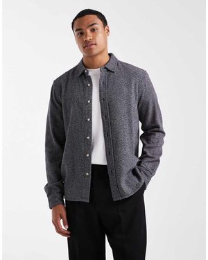 New Look Herringbone Shirt - Grey