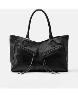 Pull&Bear Shopper Bag - Black