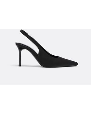 Stradivarius Basic Slingback Heels - White
