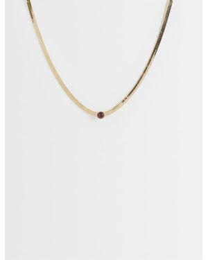Mango Collana Con Perline - Bianco