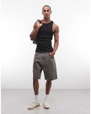 Obey Bigwig baggy Denim Shorts - Multicolour