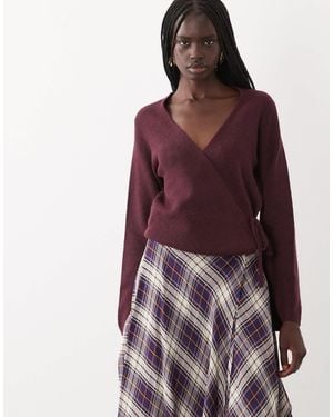 Jdy Wickel-strickjacke - Rot
