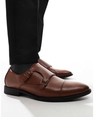 ASOS Zapatos Monk Tostados De -Marrón