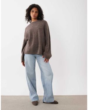 ARKET Jersey Holgado De Alpaca Y Lana Supersuave En - Blanco