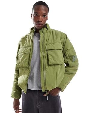 Parlez Utility Bomber Jacket - Green