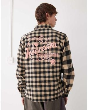 ICECREAM Check Long Sleeve Shirt - Multicolour